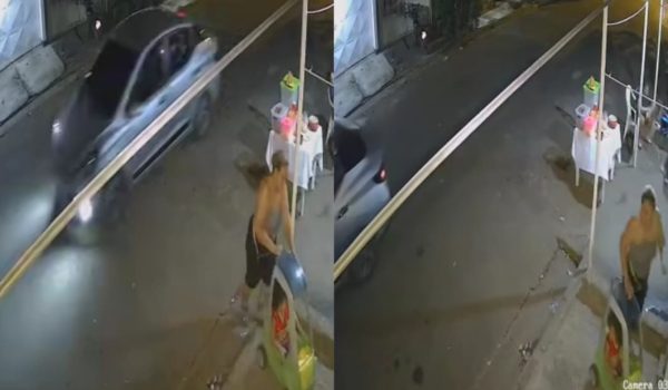 Disparan desde carro a mujer que estaba con su hijo en fritanga de Managua