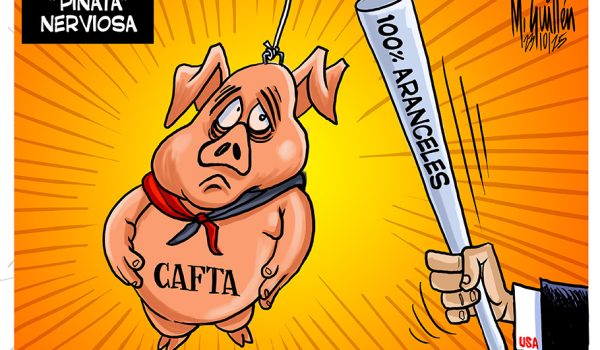 Caricatura 23/10/25 | Piñata nerviosa