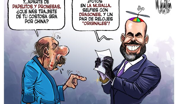 Caricatura 03/10/2025 | Selfies, relojes y dragones