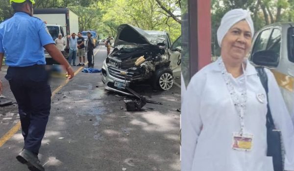 Enfermera jubilada muere un día después de sufrir accidente de tránsito