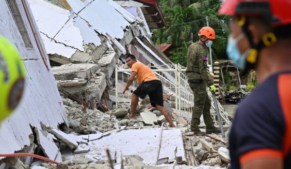Casa destruida en Filipinas