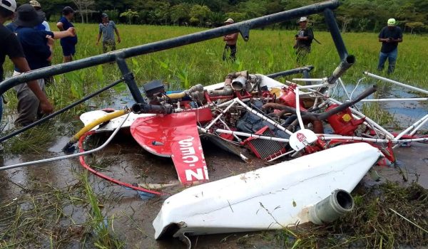 Piloto fallece tras desplome de helicóptero en Morrito, Río San Juan