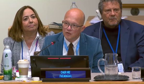 ONU, Asamblea Nacional, Nicaragua
