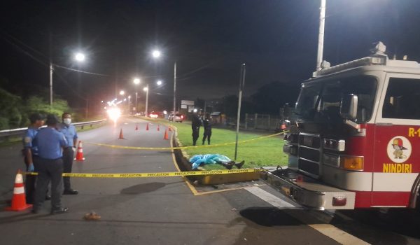 Trágico fin de semana para motociclistas en Carretera a Masaya: dos fallecidos y varios lesionados