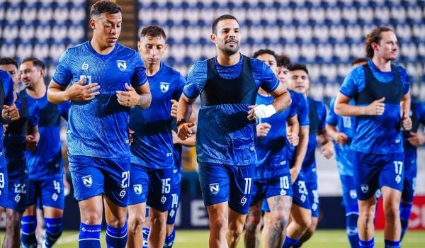 Partido de Nicaragua contra Haití, Miembros de la Azul y Blanco en los entrenamientos previos al juego. Foto: Tomado de Facebook/Selección de Futbol de Nicaragua