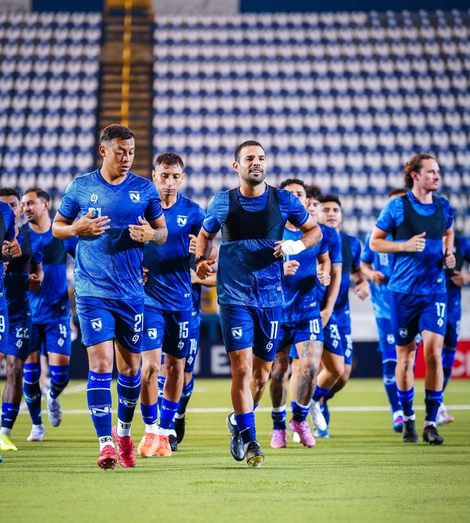 Partido de Nicaragua contra Haití, Miembros de la Azul y Blanco en los entrenamientos previos al juego. Foto: Tomado de Facebook/Selección de Futbol de Nicaragua