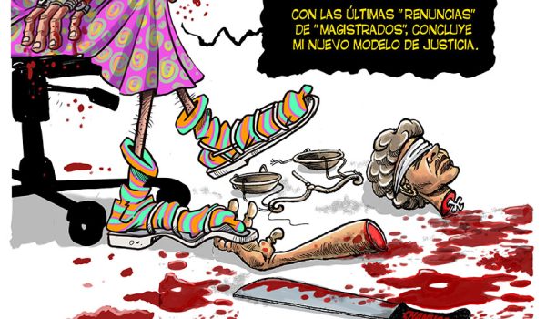 Caricatura 21-11-2025 / Modelo de Justicia concluido