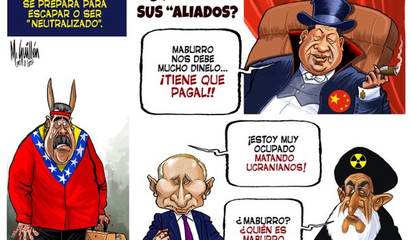 Caricatura 30-11-2025 / El dictador Maburro y sus «aliados»