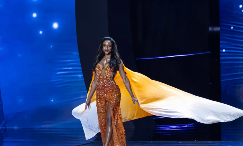 Miss Jamaica se encuentra en buen estado de salud, informó la organización, luego de sufrir una caída en la competición preliminar del certamen