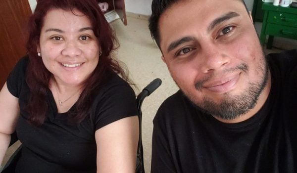 Robleto y Joao Maldonado aun recuperándose tras ser atacados a balazos por sicarios de los Ortega Murillo. LA PRENSA/ CORTESÍA