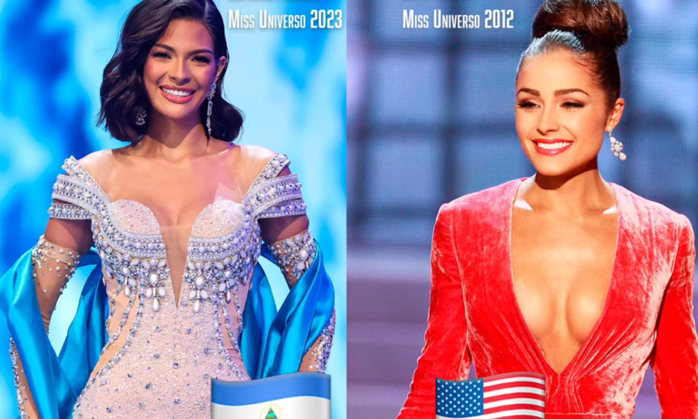 Sheynnis Palacios, Miss Universo 2023 y Olivia Culpo Miss Universo 2012