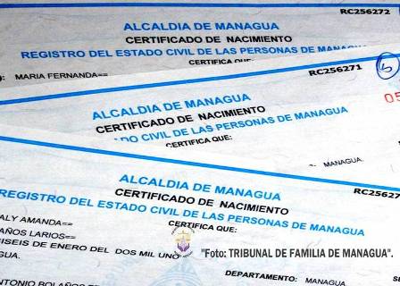 Mined, educación en Nicaragua, código de persona de estudiantes