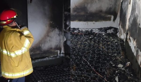 Hombre provoca incendio en el cuarto donde alquila tras acalorada discusión con su pareja