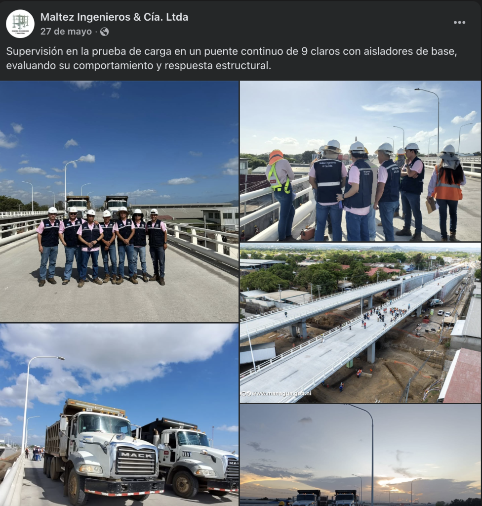 pista de Managua, túnel peatonal 