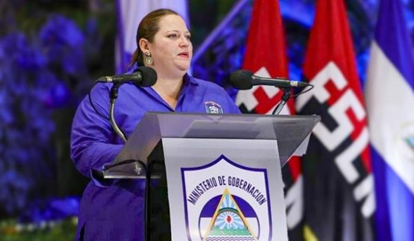 María Amelia Coronel Kinloch, ministra del Interior de la dictadura Ortega Murillo. LA PRENSA/ TOMADA DE REDES SOCIALES