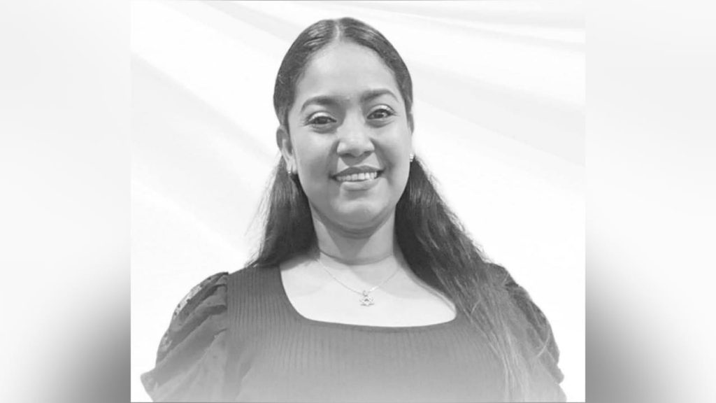 La nicaragüense Perla Morena Lagos Oporta, de 35 años, asesinada por su expareja un panameño apellidado González Acuña. Foto: Iglesia Generación de Campeones/Facebook.