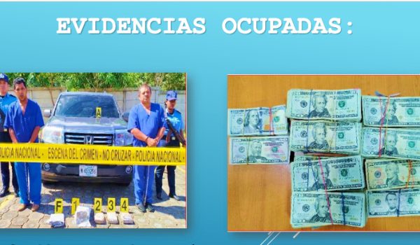 Policía incauta más de 2.5 millones de córdobas presuntos a narcos en El Crucero