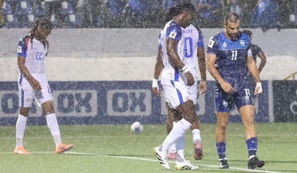 Juan Barrera durante un partido contra Haití
