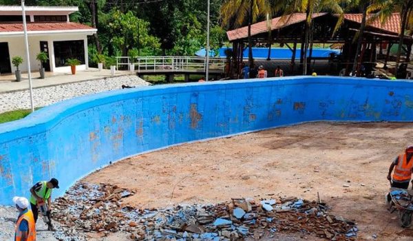 Cierre temporal de termales de Tipitapa. Foto: Tomada de la Alcaldía de Tipitapa