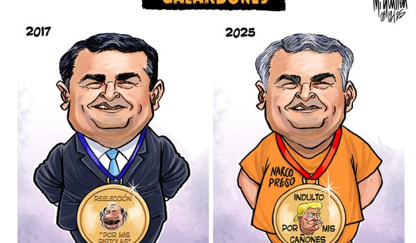 Caricatura 08/12/2025 / Los galardones de JOH