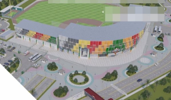 Nuevo estadio de béisbol de Bluefields costará más de 57 millones de dólares. Foto: Diseño del nuevo estadio divulgado en el documento de Especificaciones Técnicas de la Alcaldía de Bluefields.