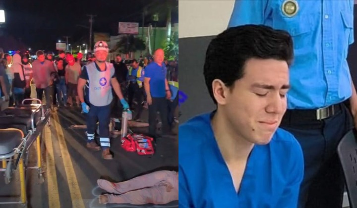 Sergio Andrés Sánchez Gutiérrez, de 19 años, fue acusado en los Juzgados de Managua. Foto: Medios oficialistas/Radio La Primerísima