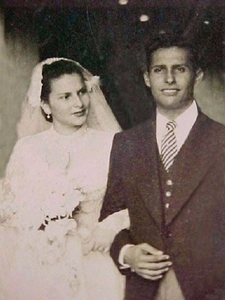 Esperanza López y Alfonso Callejas Deshon, abuelos maternos de Ruzo. LA PRENSA/ CORTESÍA