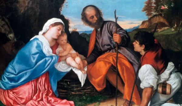 La Sagrada Familia del Nuevo Testamento, conformada por Jesús, José y María.