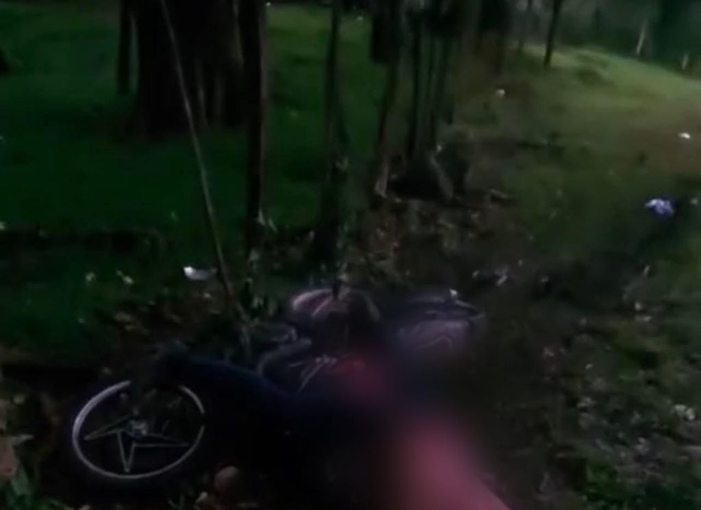 Martiniano Soza, de 28 años, murió luego de sufrir un accidente de tránsito en su motocicleta en el sector conocido como Wanawana. Foto: Canal RB3 TV/Facebook.