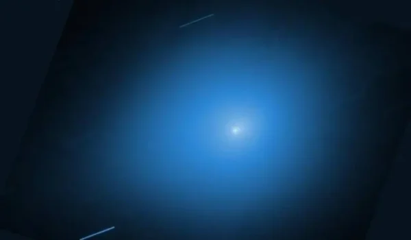 El Telescopio Espacial Hubble captó esta imagen del cometa 3I/ATLAS el 30 de noviembre.