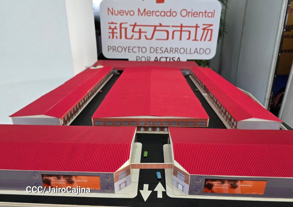 Diseño del Nuevo Mercado Oriental que será construido por Actisa. Foto: Tomada de medios oficialistas.