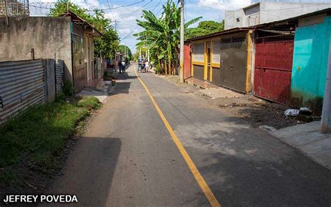 Una calle del barrio Villa Reconciliación Sur, de Managua. Foto: Alcaldía de Managua.