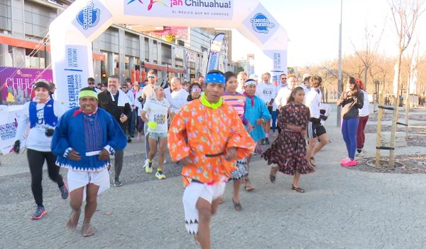 De la Sierra Tarahumara a Madrid: corredores rarámuri llevan a España su tradición ancestral