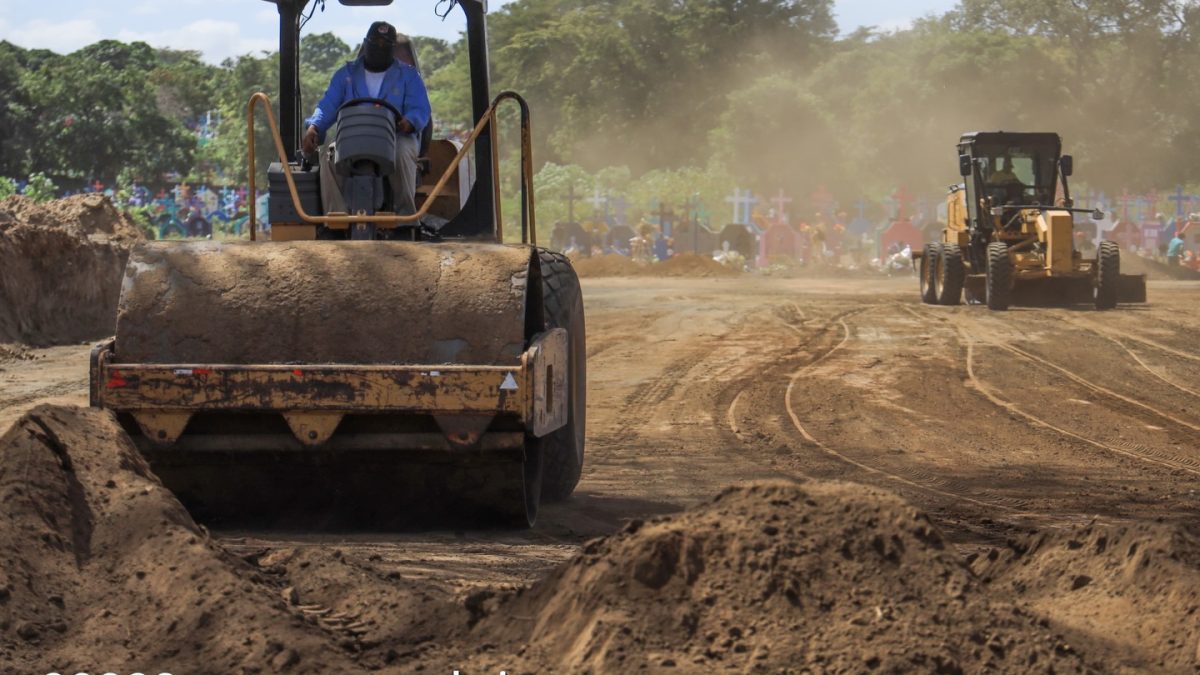 Ampliación Cementerio Caminos del Cielo en Managua. Foto: Alcaldía de Managua.