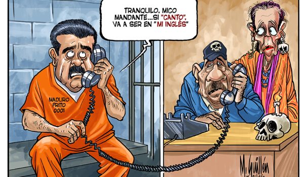 Caricatura 05/01/2026 «cantará en inglés»