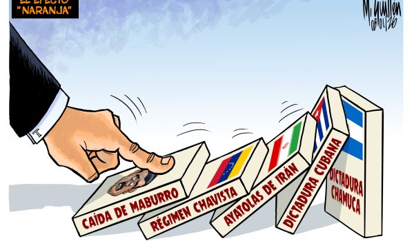 Caricatura 09/01/2026 / El efecto «naranja»