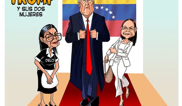 Caricatura 16/01/2026 / Trump y sus dos mujeres