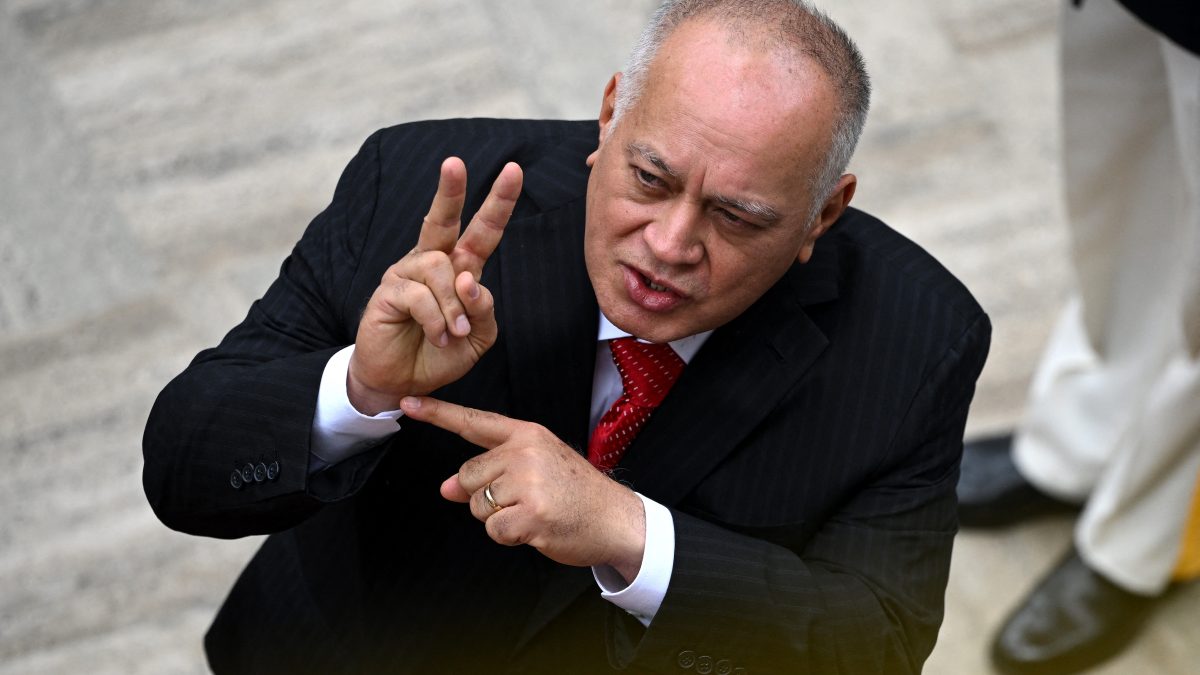 Diosdado Cabello es uno de los dirigentes más radicales del chavismo.