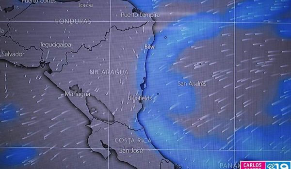 Fuerza Naval advierte de vientos y lluvias en el Caribe nicaragüense por dos frentes fríos