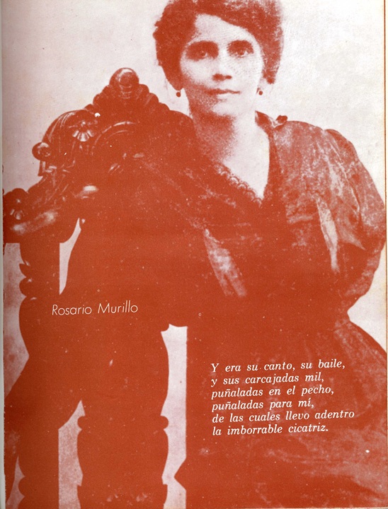Rosario Emelina Murillo Rivas fue la causa por la que Rubén Darío se fue a Chile. LA PRENSA/ IHNCA/ ARCHIVO