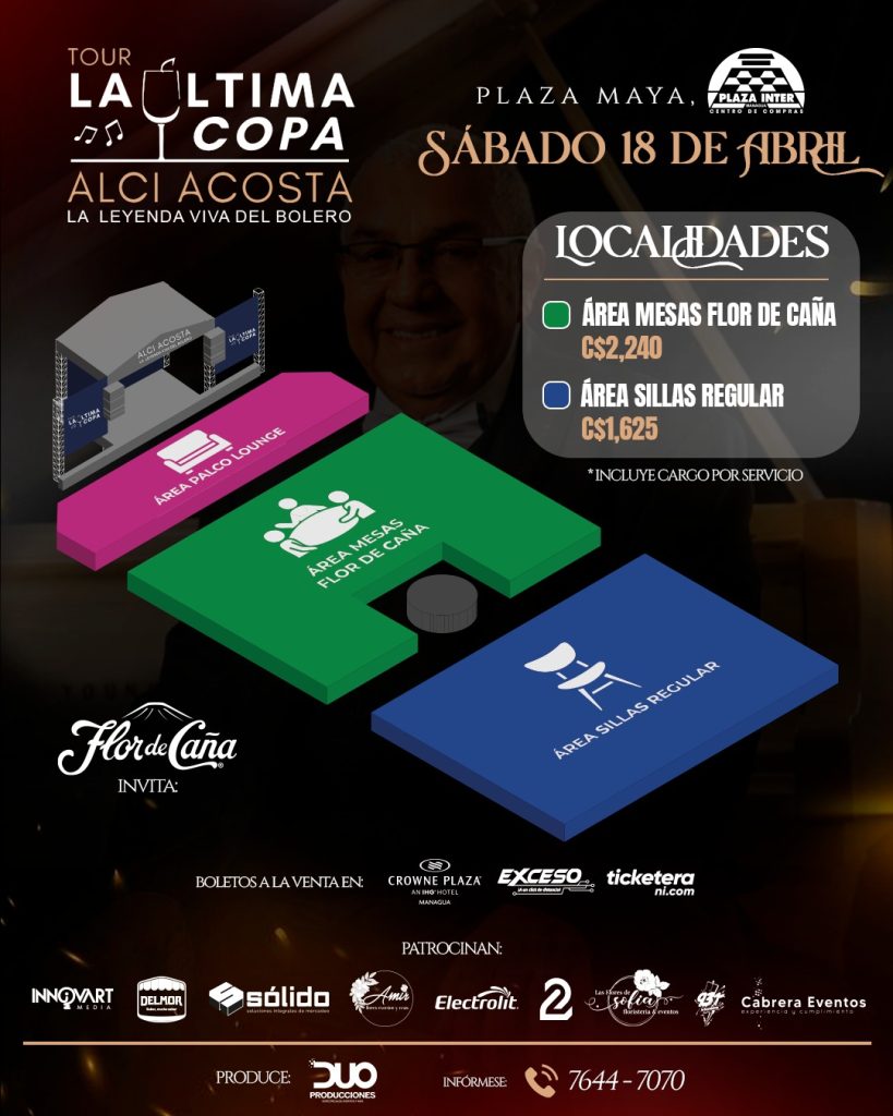 Detalles del concierto de Alci Acosta. Tomado de Facebook