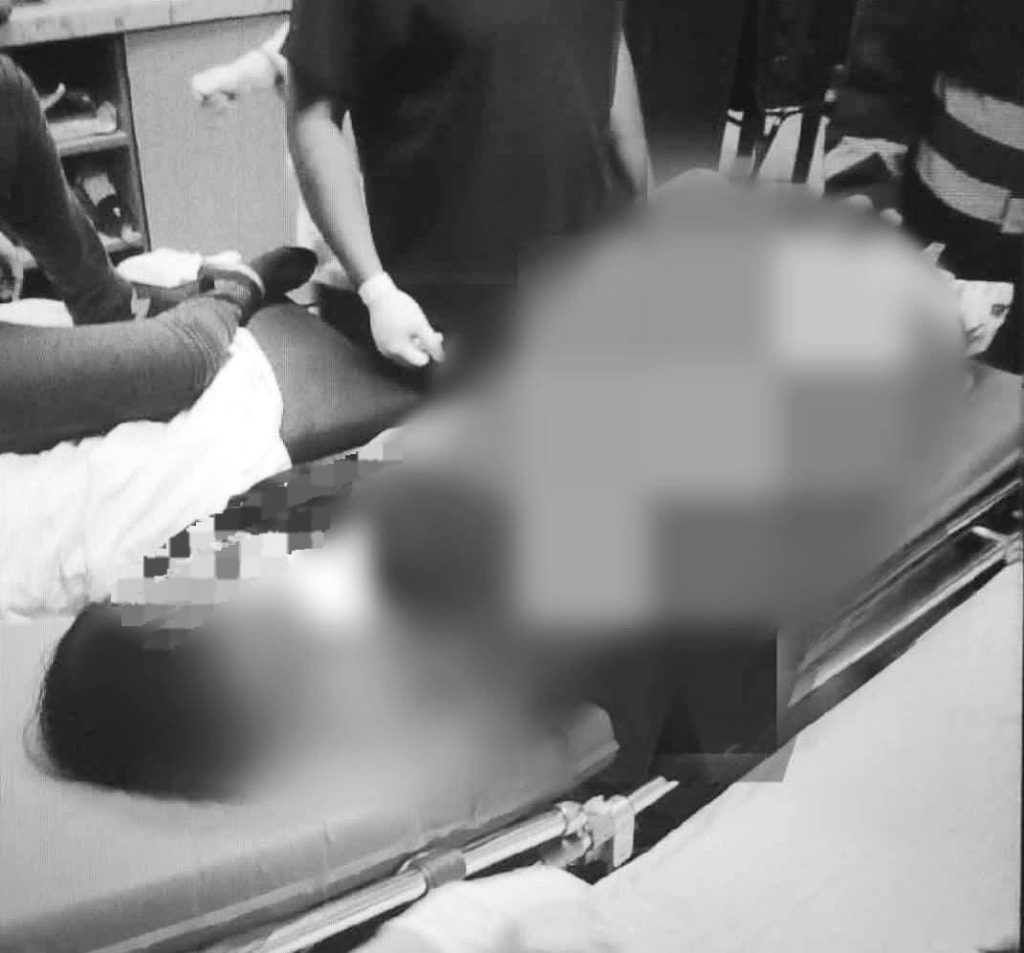 Sujania Suazo Miranda, de 21 años, fue ingresada a un hospital para ser atendida por las graves heridas que presentaba. Foto: El Diario Bluff Sport/Facebook.