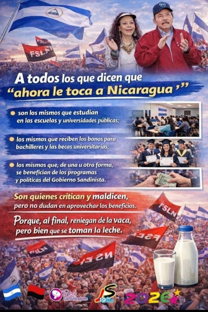 Ortega obliga a empleados públicos a apoyar a Maduro tras su captura en Estados Unidos