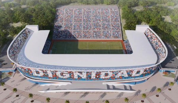 Estadio Nacional de Futbol Dignidad en Managua. LA PRENSA