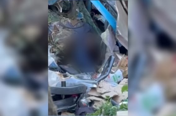 Fallece camionero Gerald Ugarte Reyes, de 36 años, en trágico accidente en Jinotega. Foto: captura de video de Canal 10.