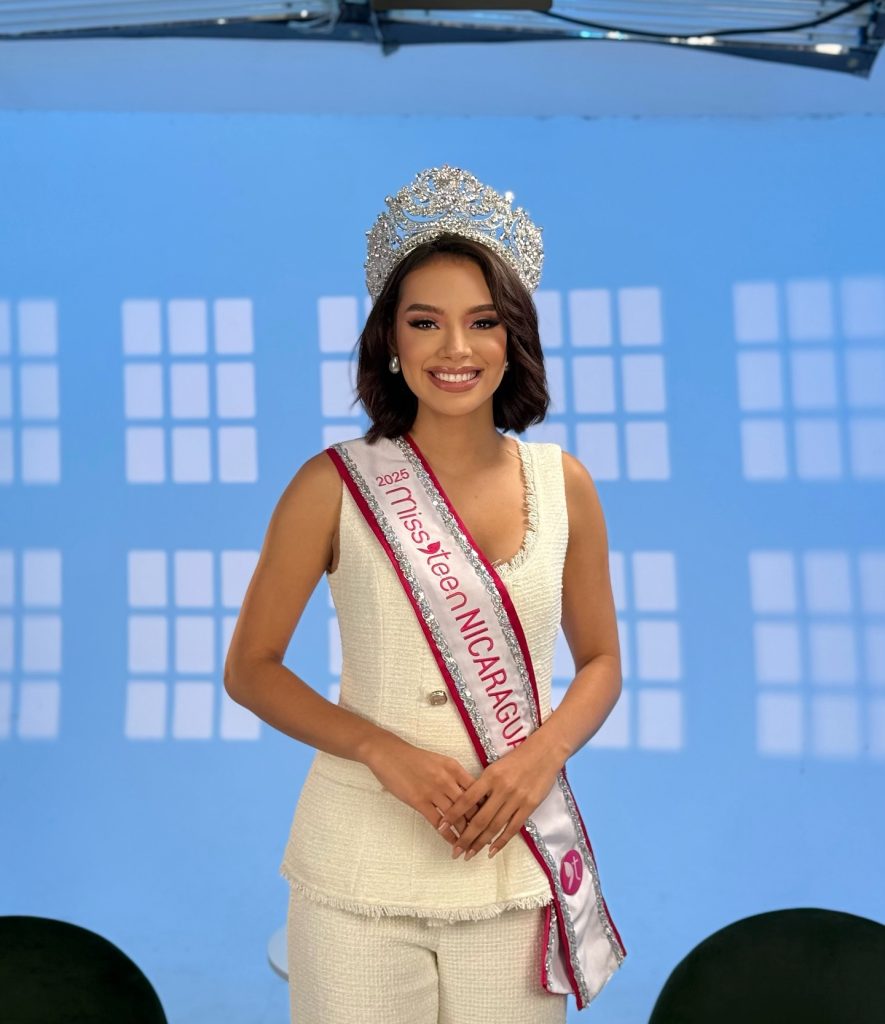 Marcela Castro, Miss Teen Nicaragua 2025. Foto: Facebook/Miss Teen Nicaragua