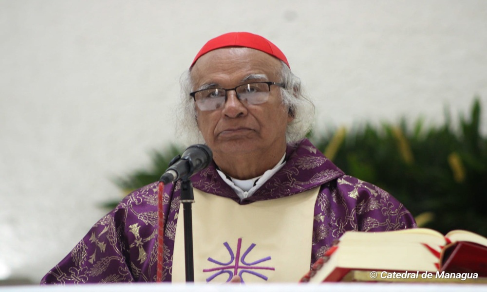 Cardenal Leopoldo José Brenes Solórzano. Foto: Arquidiócesis de Managua