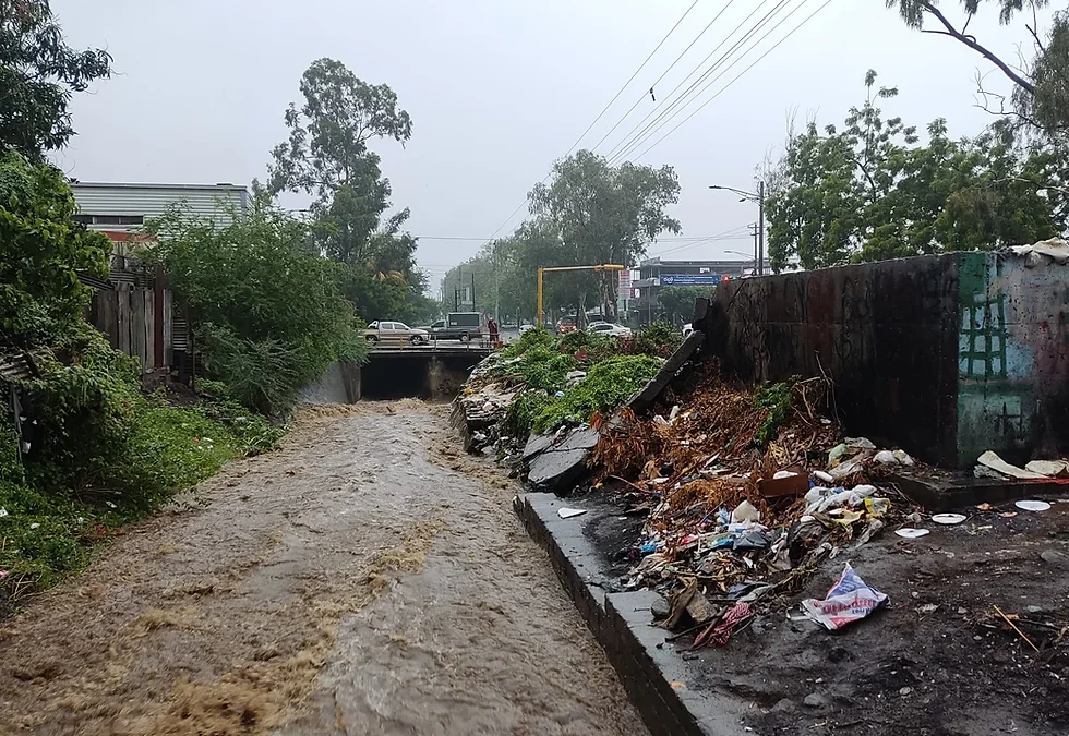 Puntos críticos por inundaciones en Managua. Tomada de la Alcaldía de Managua