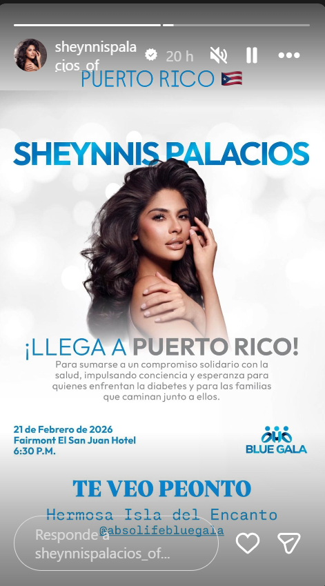 Sheynnis Palacios visitará Puerto Rico este próximo 21 de febrero. Foto: Captura de pantalla/Instagram/@sheynnispalacios_of