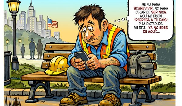 Caricatura 03/02/2026 / No soy de aquí ni soy de allá